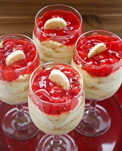 Cherry Lemon Banana Cream Delight