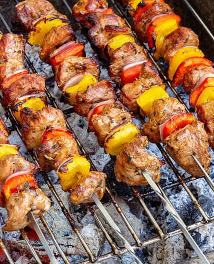Grilled Turkey Kabobs