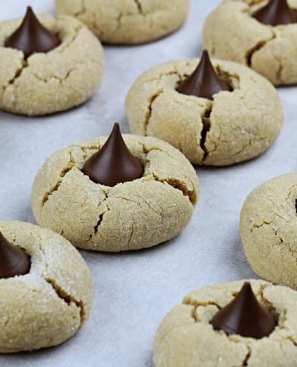 Peanut Butter Blossom Cookies