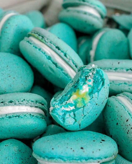 Lifelike Robin's Egg Macarons