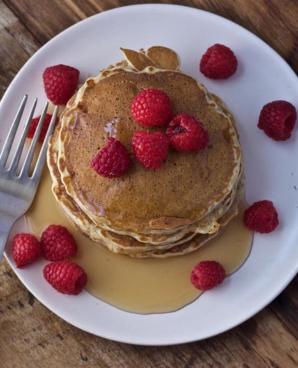 Vegan Whole Wheat Banana Pancakes