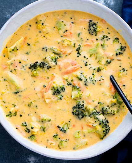 30 Minute Broccoli Cheddar Soup