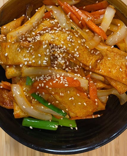 Korean Stir-Fried Fish Cake