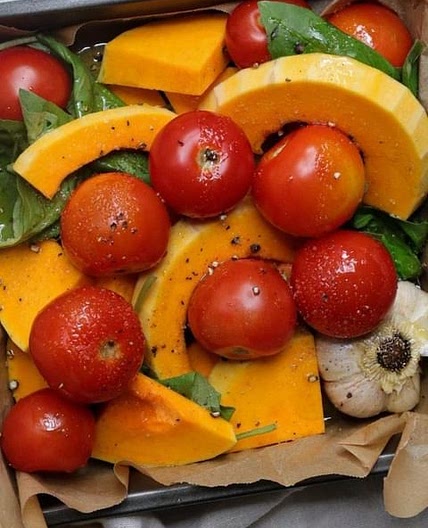 Butternut Squash Tomato Soup by