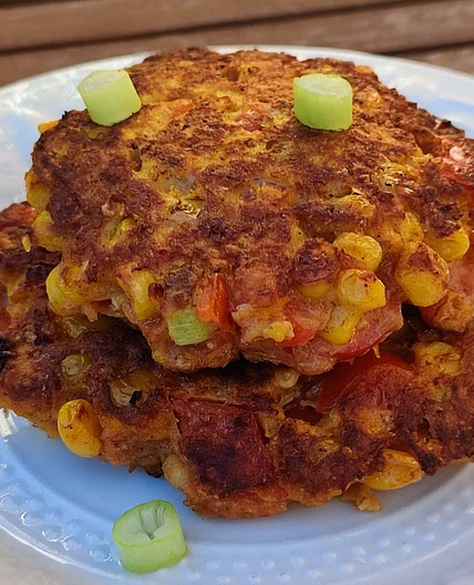 Sweetcorn Fritters (Vegetarian)