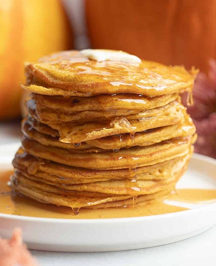 Gluten-Free Pumpkin Pancakes (Paleo)