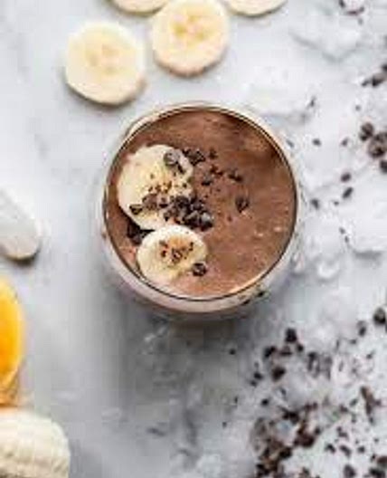 High Protein Vegan Peanut Butter Chocolate Banana Smoothie
