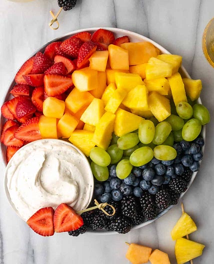 Easy Dairy Free Fruit Dip Without Marshmallow Cream