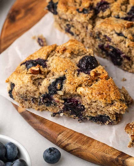 Gluten Free Pecan Blueberry Scones