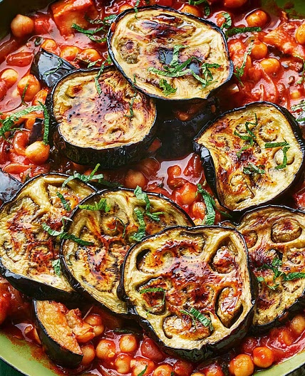 Spiced Aubergine & Tomato Stew
