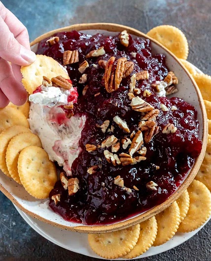 Easy Cranberry Cream Cheese Dip