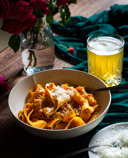 Carrot Miso Pappardelle
