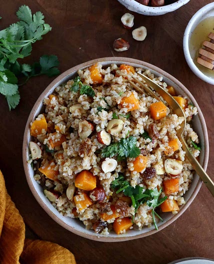 Quinoa and Bulgar Wheat salad