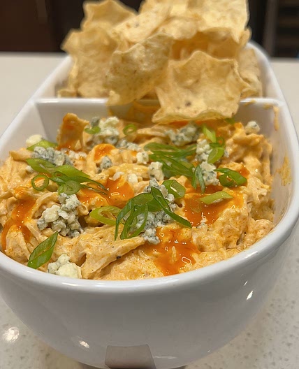 Crockpot Buffalo Chicken Dip