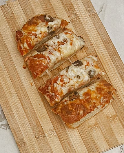 Homemade French Bread Pizza -