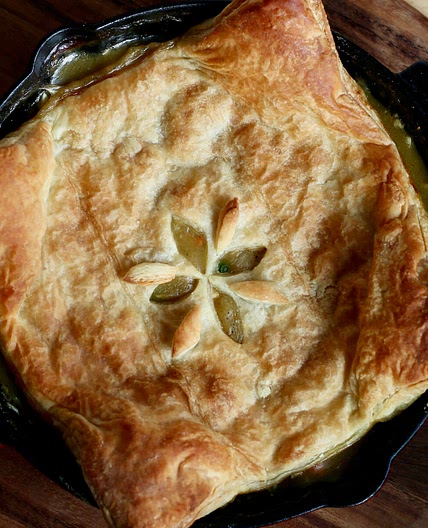 Turkey Pot Pie with Puff Pastry