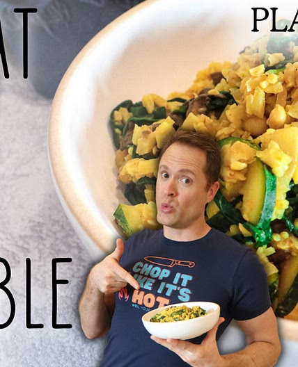 The Perfect Brunch Scramble for Weight Loss / Plant-Based Oil-Fr