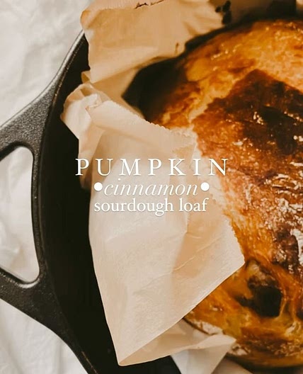 PUMPKIN CINNAMON SOURDOUGH🤎🍞