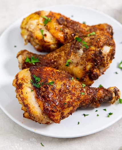 Air Fryer Blackened Chicken Drumsticks