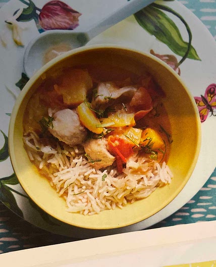 Toddler coconut curry 