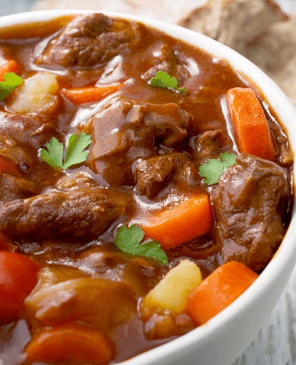 Slow Cooker Beef Stew With Dumplings