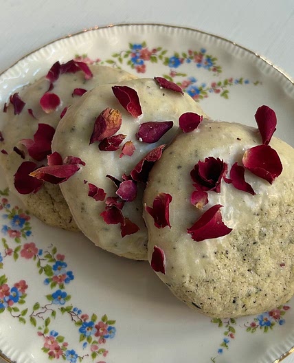 Rose Earl Grey Cookies