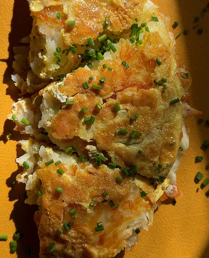 Hash Brown Omelette 