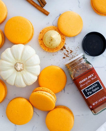 Pumpkin Spice Macarons