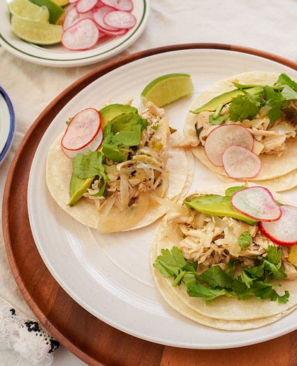 Cilantro Lime Chicken Tacos
