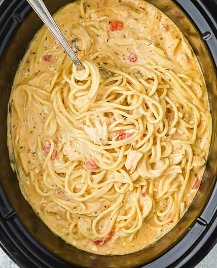 Creamy Chicken Spaghetti