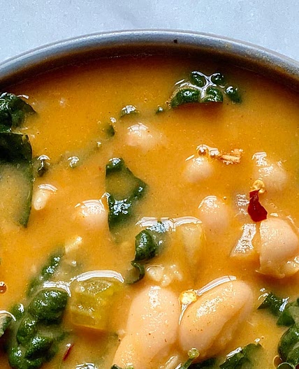 Creamy White Bean and Kale Soup