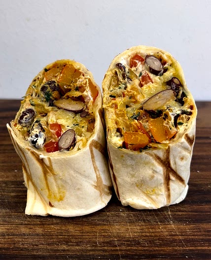 Pumpkin burrito