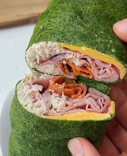 Easy Spinach Wraps 