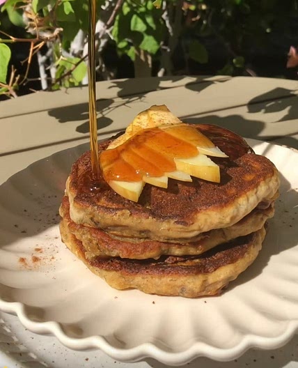 Vegan Pumpkin Spice Pancakes 