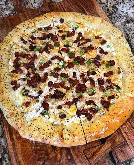 Stuffed crust cbr pizza