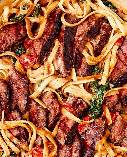 Creamy Steak Pasta