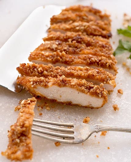 Honey Roasted Peanut Crusted Chicken