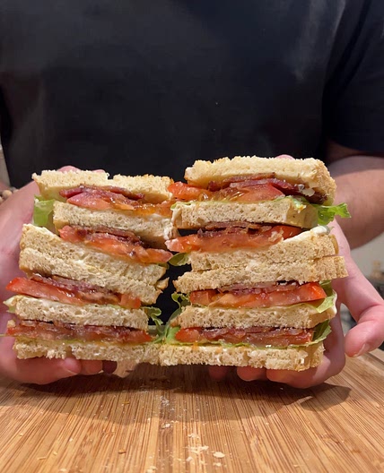 Double Stack BLT Sandwich