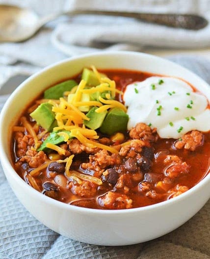 Instant Pot Turkey and Black Bean Chili