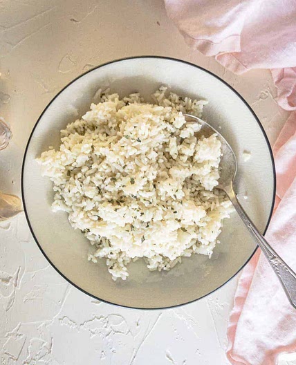 Slow Cooker Garlic Butter Rice