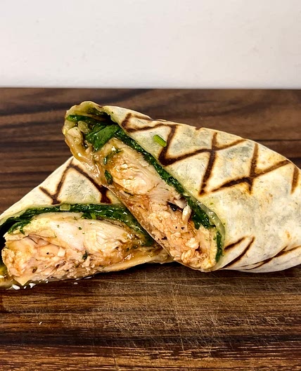 Mozzarella chicken wrap