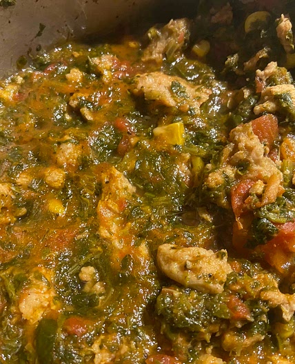 Spinach Stew 