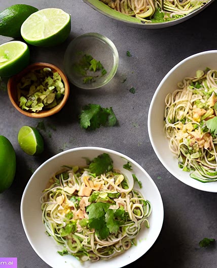Coconut lime noodles