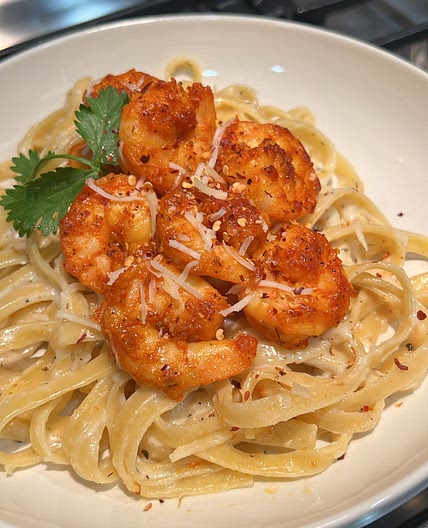 Shrimp Fettucine Alfredo