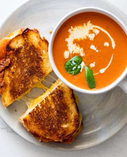 Grilled Cheese and Tomato Soup