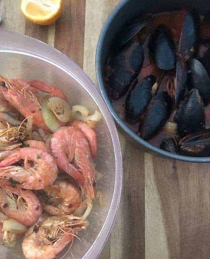 Seafood feast