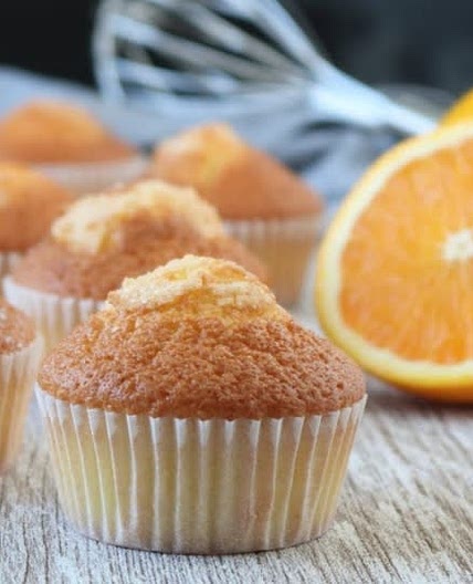 Magdalenas de naranja