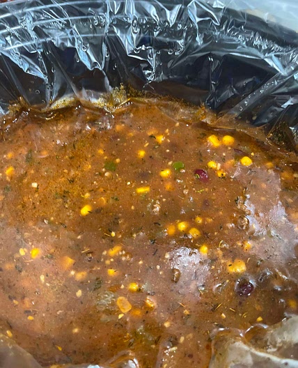 Crockpot Beef Taco soup 