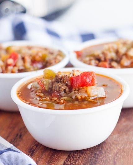 Keto Stuffed Pepper Soup
