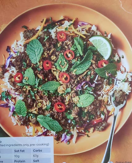 Thai-Style Sticky Chilli Beef & Rice Salad